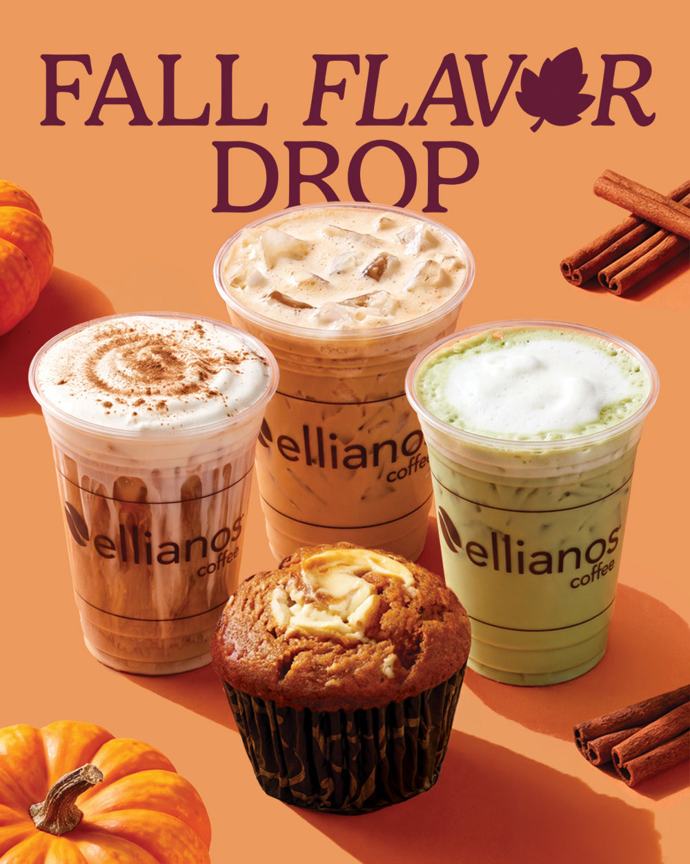 Ellianos Coffee Expands Fall Lineup with Three New Limited-Time Flavors