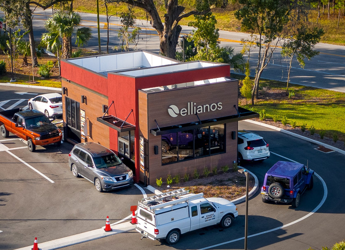 Ellianos Coffee drive-thru location