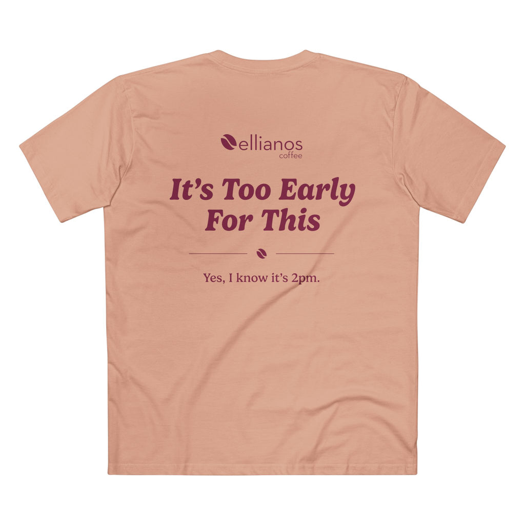 Ellianos It's Too Early For This T-Shirt t-shirt, detail view
