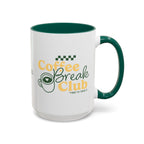 Ellianos Coffee Break Colored Mug green ceramic mug, additional view 6