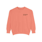 Ellianos It's Too Early For This Crewneck crewneck sweatshirt, close-up of print detail