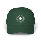 Ellianos baseball cap in green with embroidered logo, front view