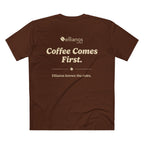 Ellianos Coffee Comes First T-Shirt t-shirt, detail view