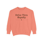 Ellianos Drive Thru Royalty Crewneck crewneck sweatshirt, worn on model, back