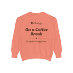 Ellianos On a Coffee Break Crewneck crewneck sweatshirt, side view