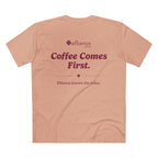 Ellianos Coffee Comes First T-Shirt t-shirt, side view