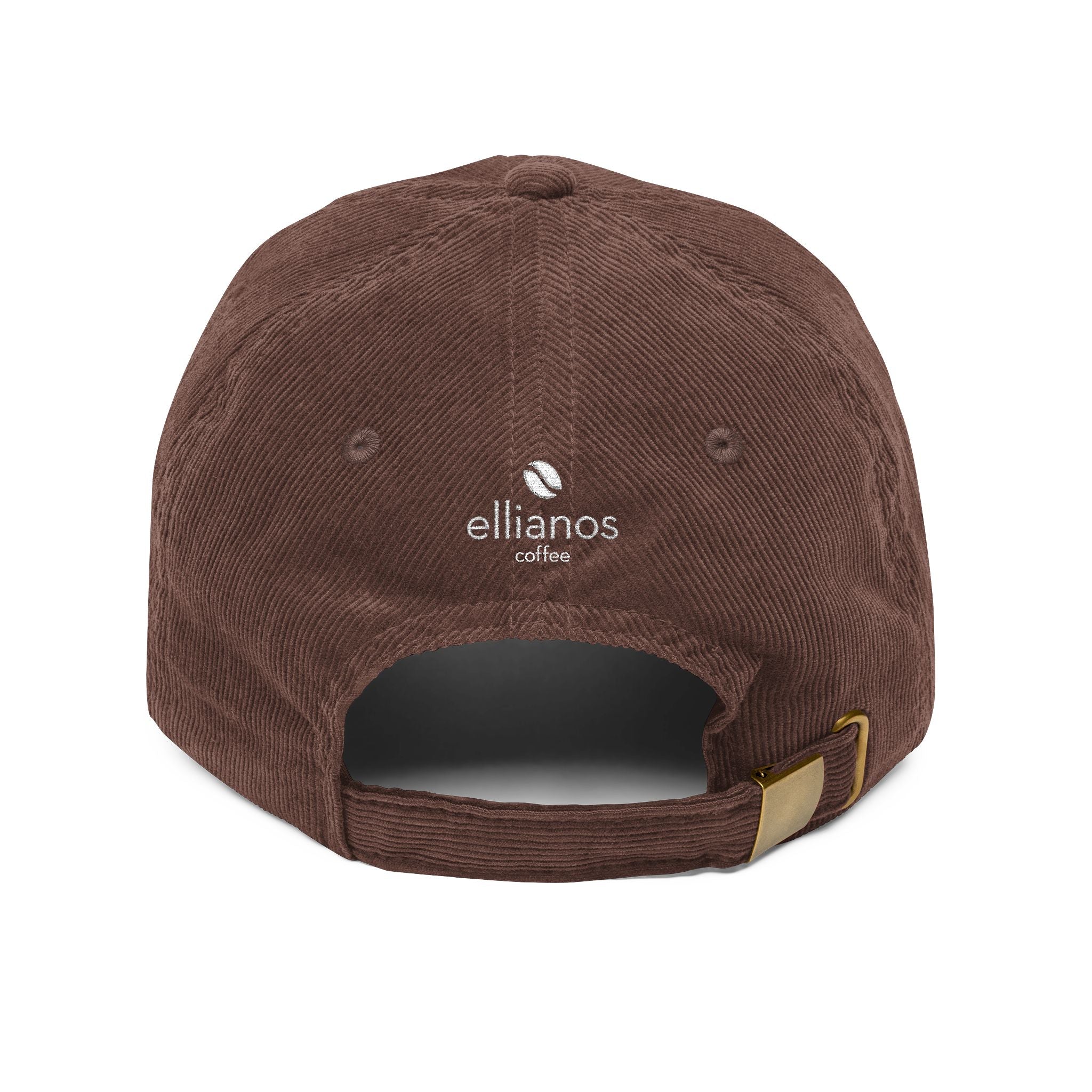 Coffee Break Club Corduroy Cap - Brown