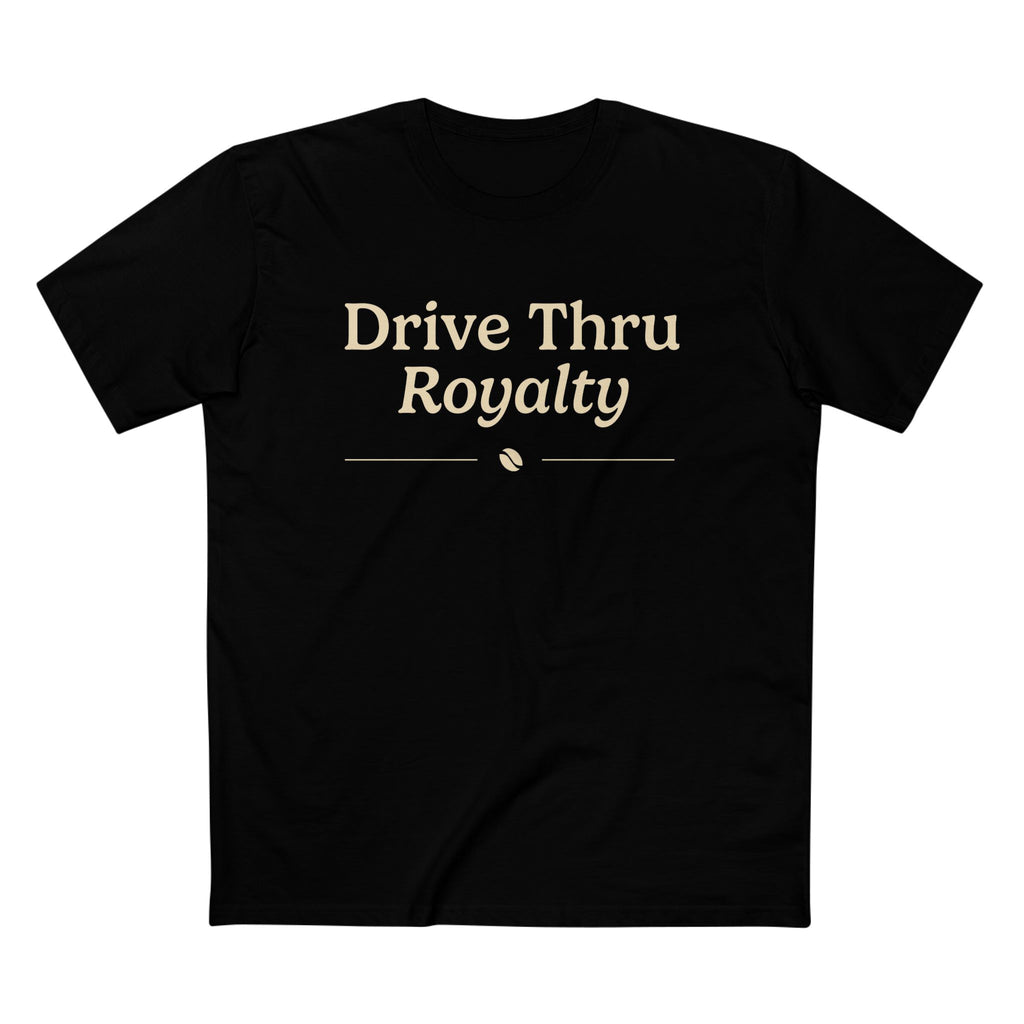 Ellianos Drive Thru Royalty T-Shirt t-shirt, worn on model, front
