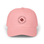 Ellianos baseball cap in pink with embroidered logo, front view