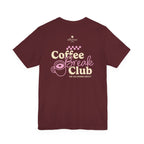 Ellianos Coffee Break Club T-Shirt t-shirt, close-up of print detail