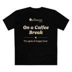 Ellianos On a Coffee Break T-Shirt t-shirt, side view