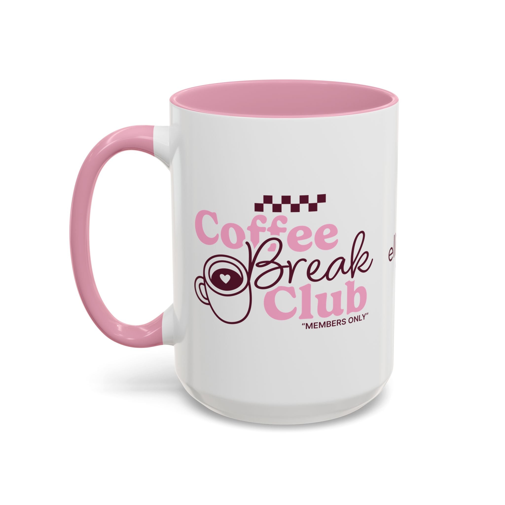 Coffee Break Colored Mug - Pink
