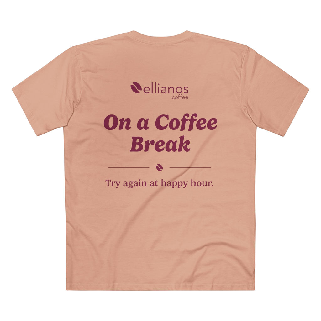 Ellianos On a Coffee Break T-Shirt t-shirt, detail view