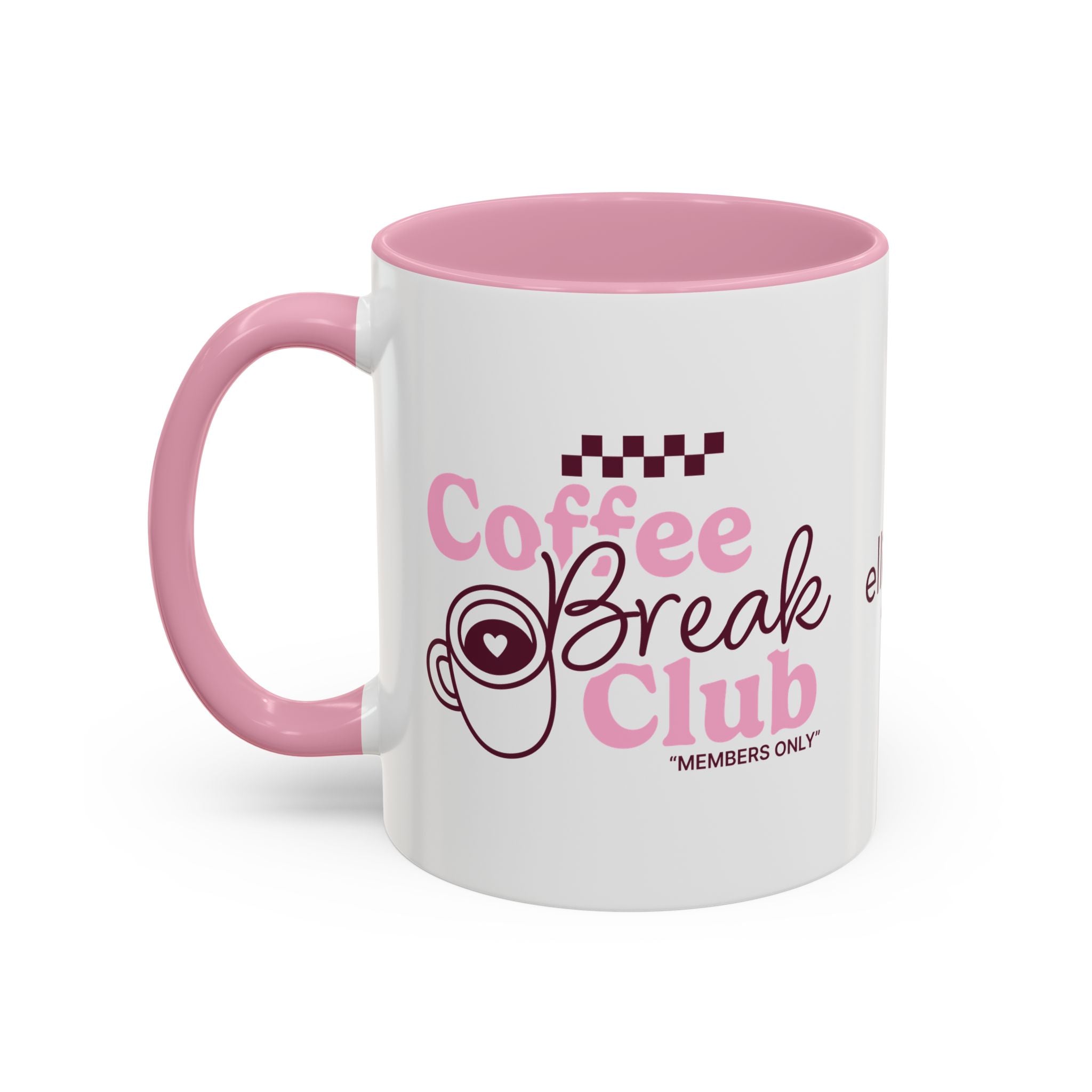 Coffee Break Colored Mug - Pink