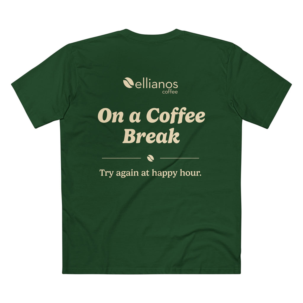 Ellianos On a Coffee Break T-Shirt t-shirt, alternate color view
