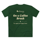 Ellianos On a Coffee Break T-Shirt t-shirt, alternate color view
