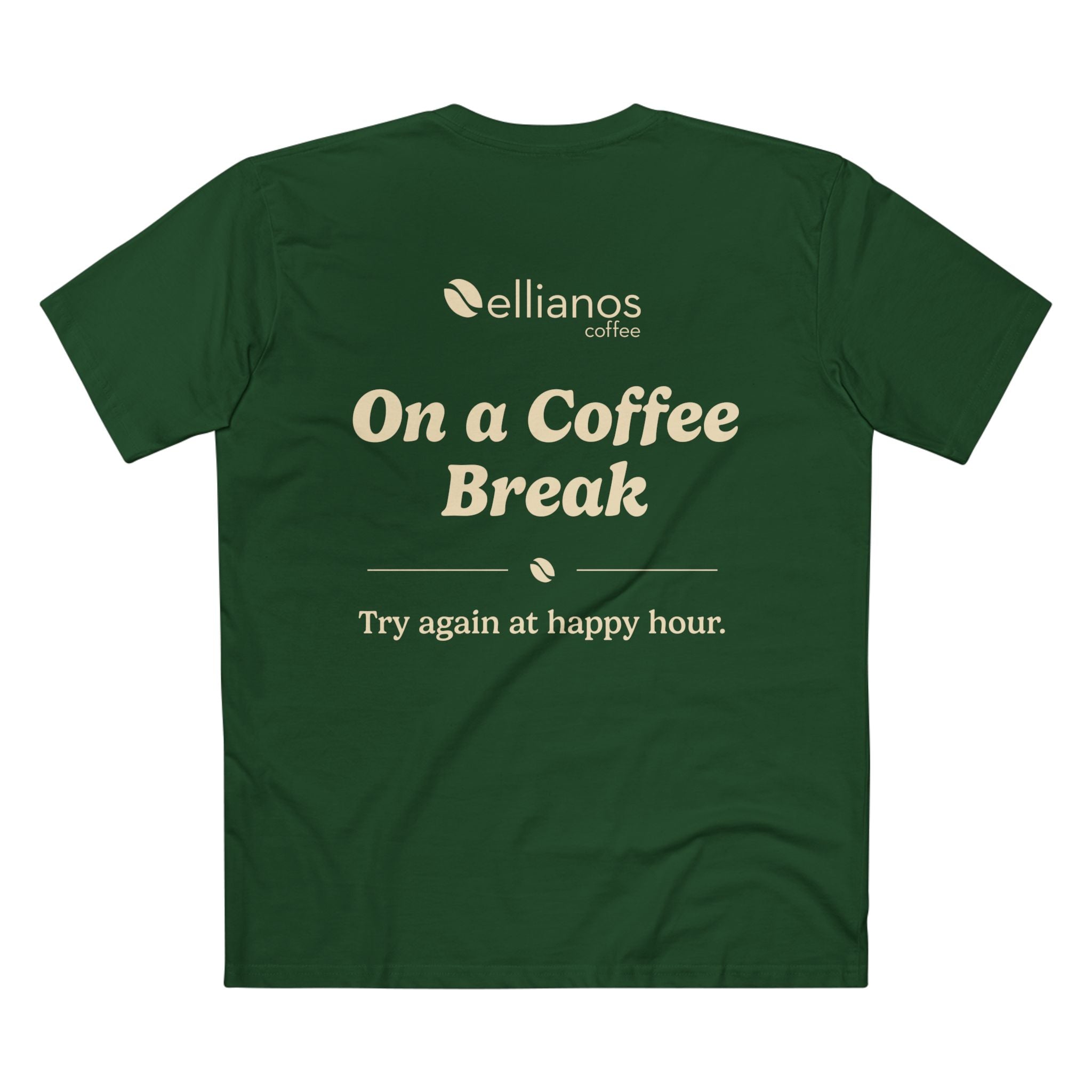 Ellianos On a Coffee Break T-Shirt t-shirt, alternate color view