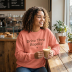 Ellianos Drive Thru Royalty Crewneck crewneck sweatshirt in pink