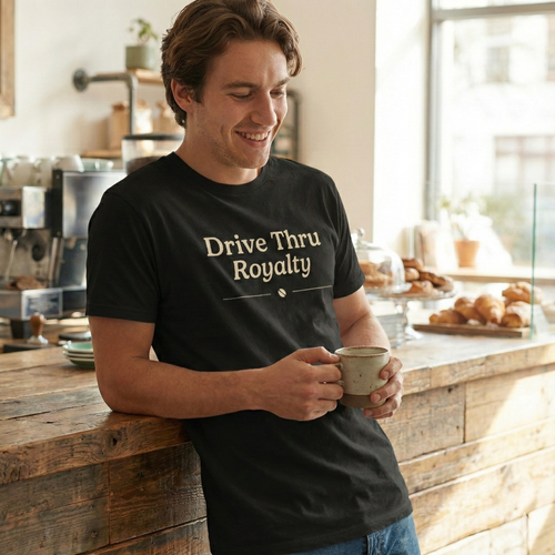 Ellianos Drive Thru Royalty T-Shirt t-shirt in black