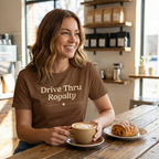 Ellianos Drive Thru Royalty T-Shirt t-shirt in brown