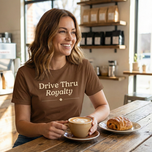 Ellianos Drive Thru Royalty T-Shirt t-shirt in brown