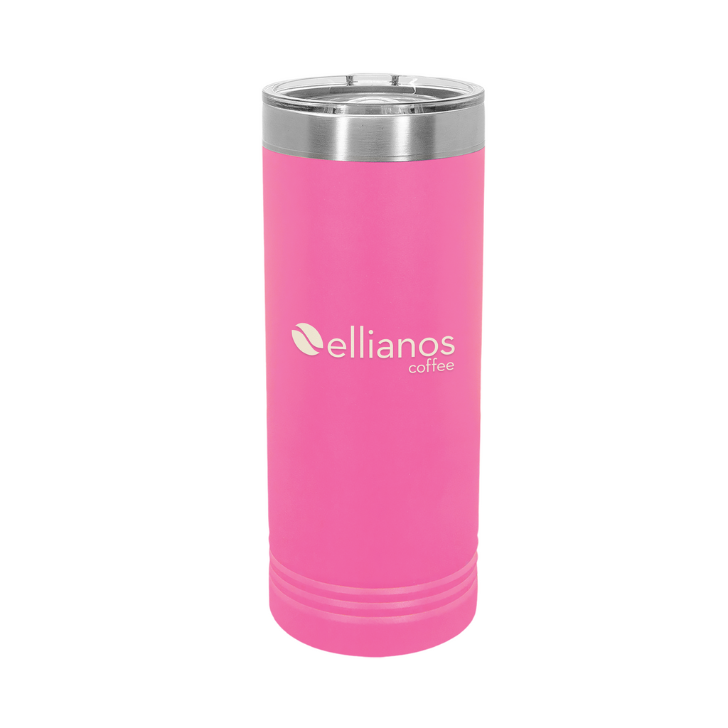 Ellianos Time for a Refill Tumbler insulated tumbler, lid detail view