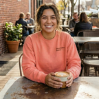 On a Coffee Break Crewneck - front view