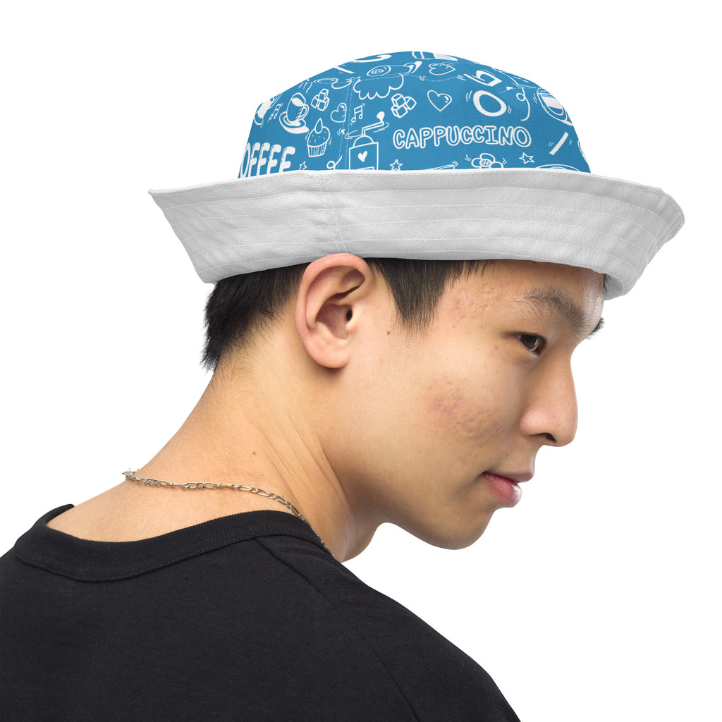 Ellianos Coffee reversible bucket hat, interior right side