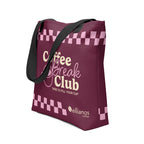 Coffee Break Club Tote Bag - Pink - alternate view