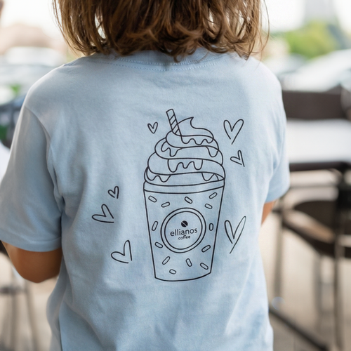 Ellianos Kids Milkshake Tee t-shirt, front design view