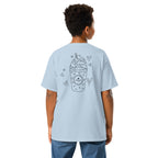 Ellianos Kids Milkshake Tee t-shirt in blue, back view