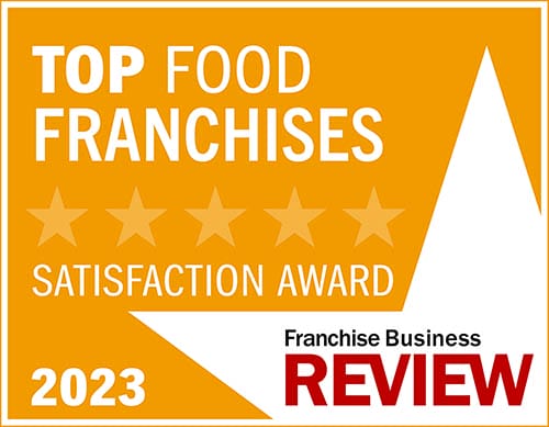 Franchise Business Review 2023 Top Food Franchises Award Winner